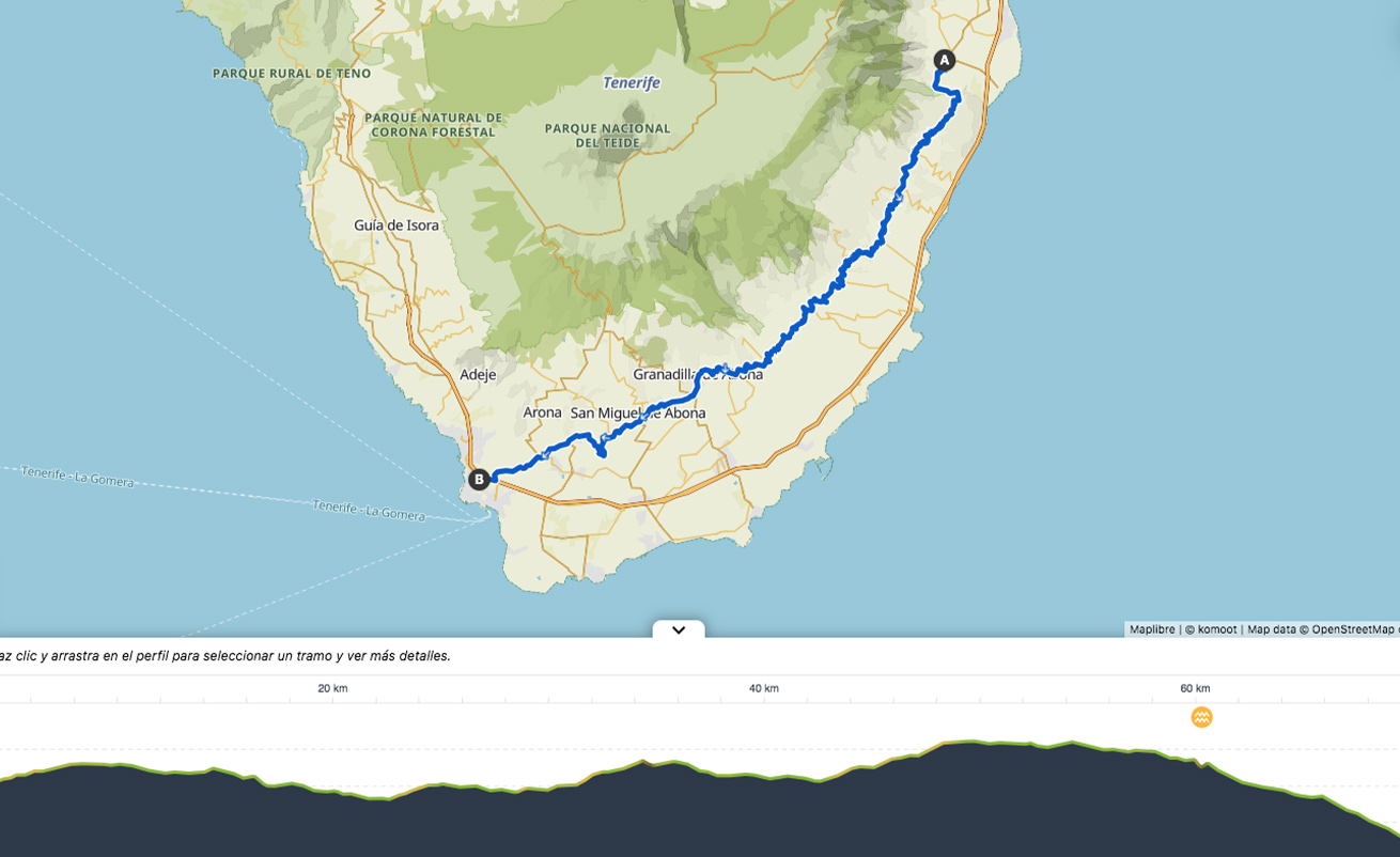 Tf28 The Old Road Bike Point Tenerife Bike Hire & Bike Rental
